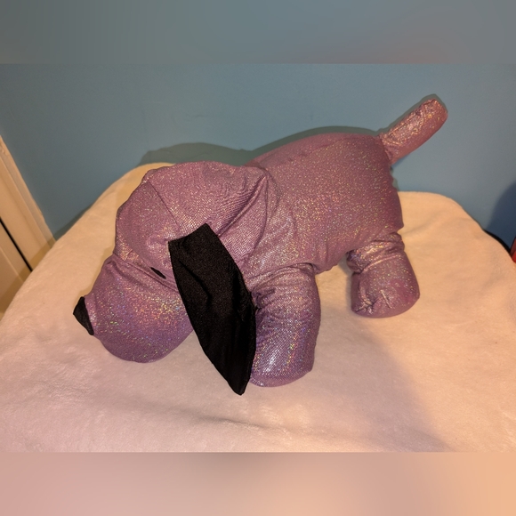 Sensory Purple Stuffed Animal Beanie Bag Dog Pre-owned - Picture 2 of 9